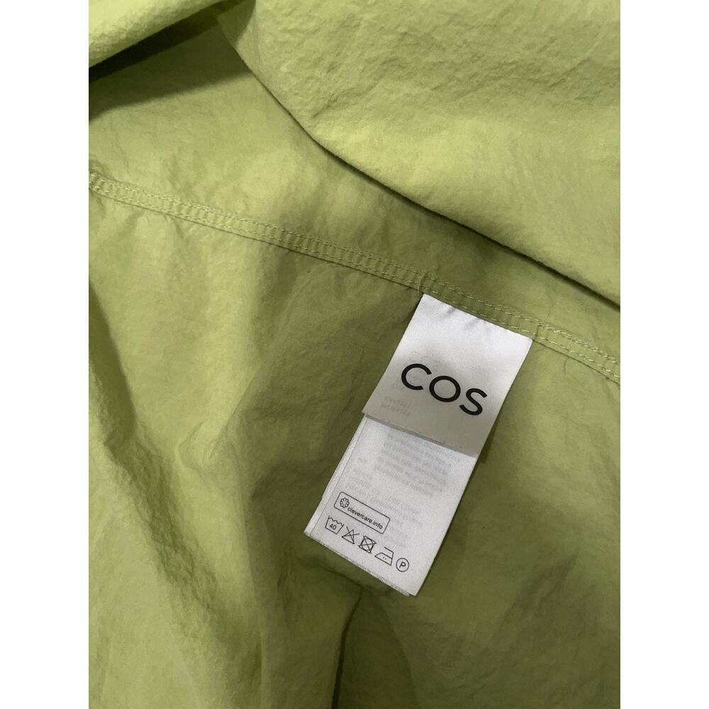 COS Bright Green Shirt Button Up Cotton Size XL Men A003120 - Picture 7 of 10